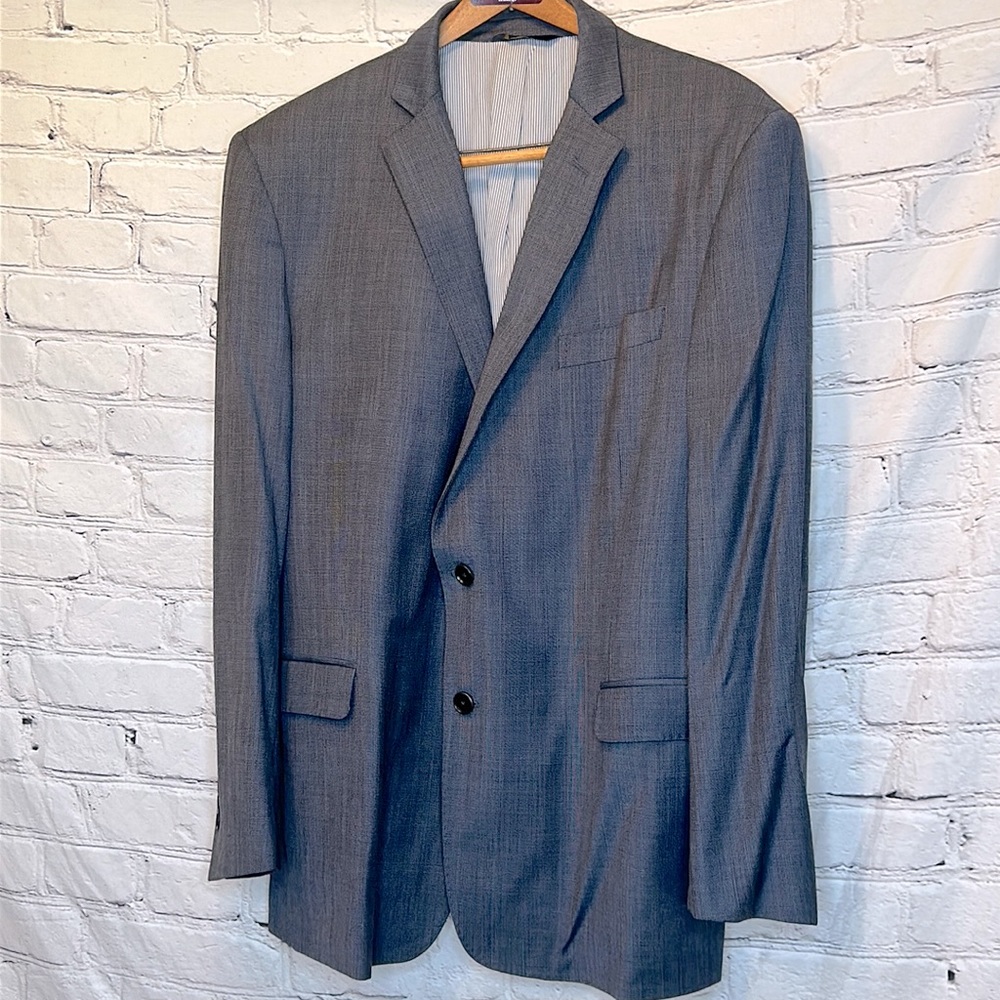 Brooks Brothers Explorer Regent Fit Gray Sports Suit Jacket Size 46 Regular